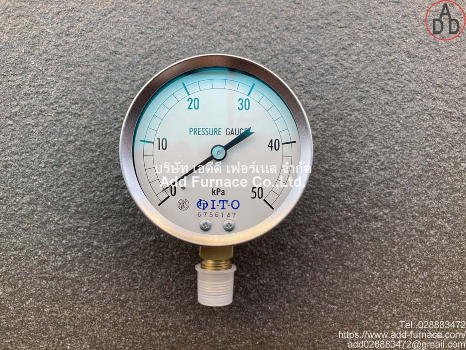 0~50kPa ITO KOKI K.K. Pressure Gauge (1)